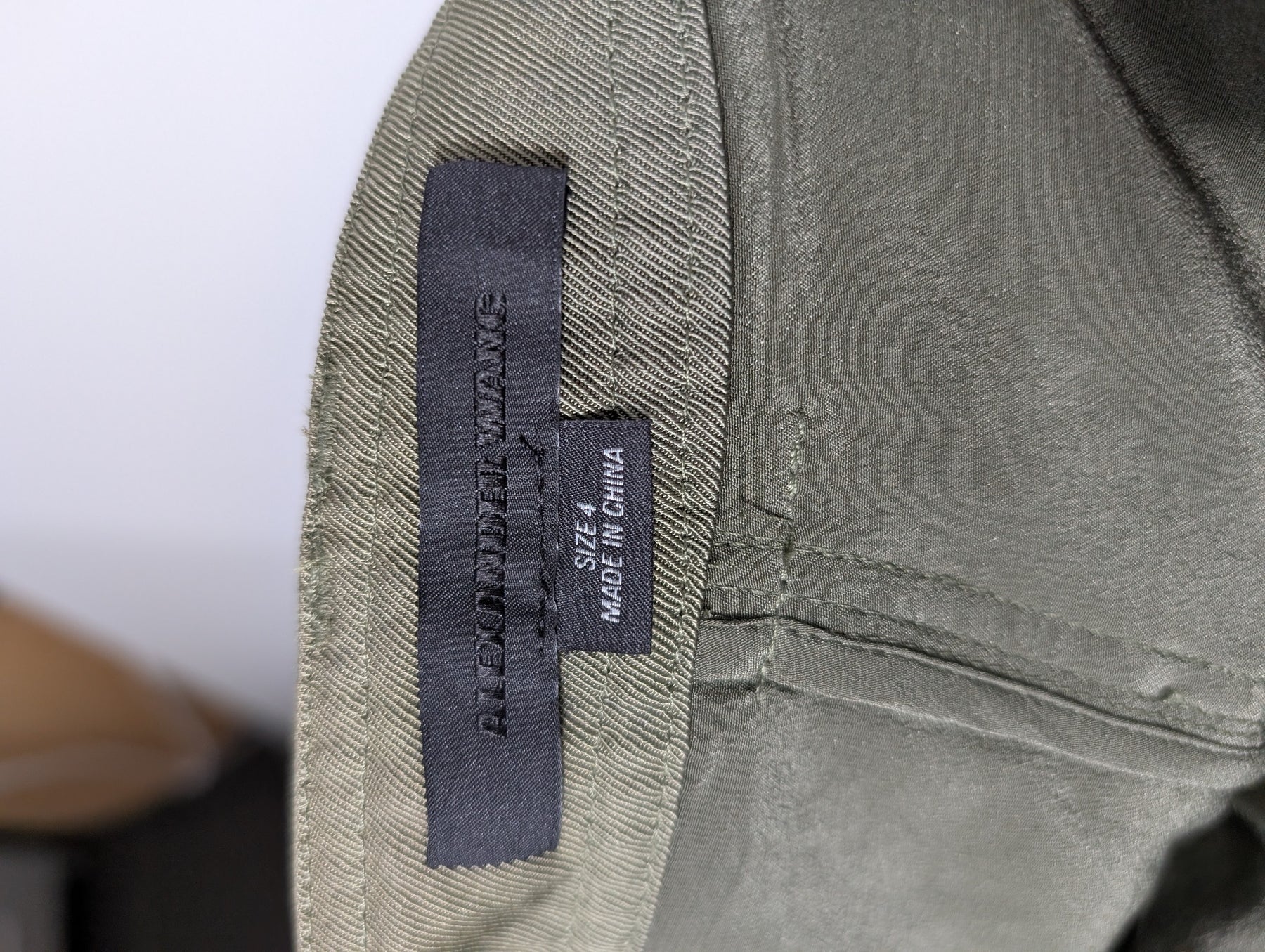 Alexander Wang Paneled Trousers Olive Green Women's Size 4 - Image 5