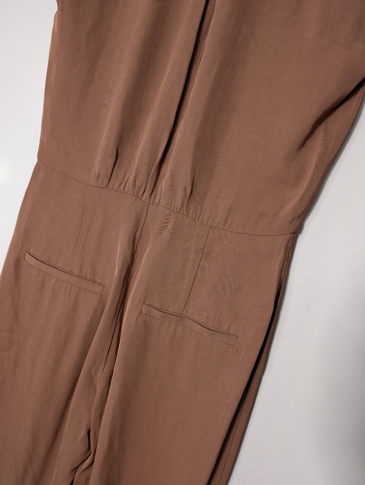 Ginger & Smart Sleeveless Collared Jumpsuit Brown Women's Size 8 - Image 6