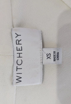 Witchery White Long Sleeve V-Neck Top - Image 4