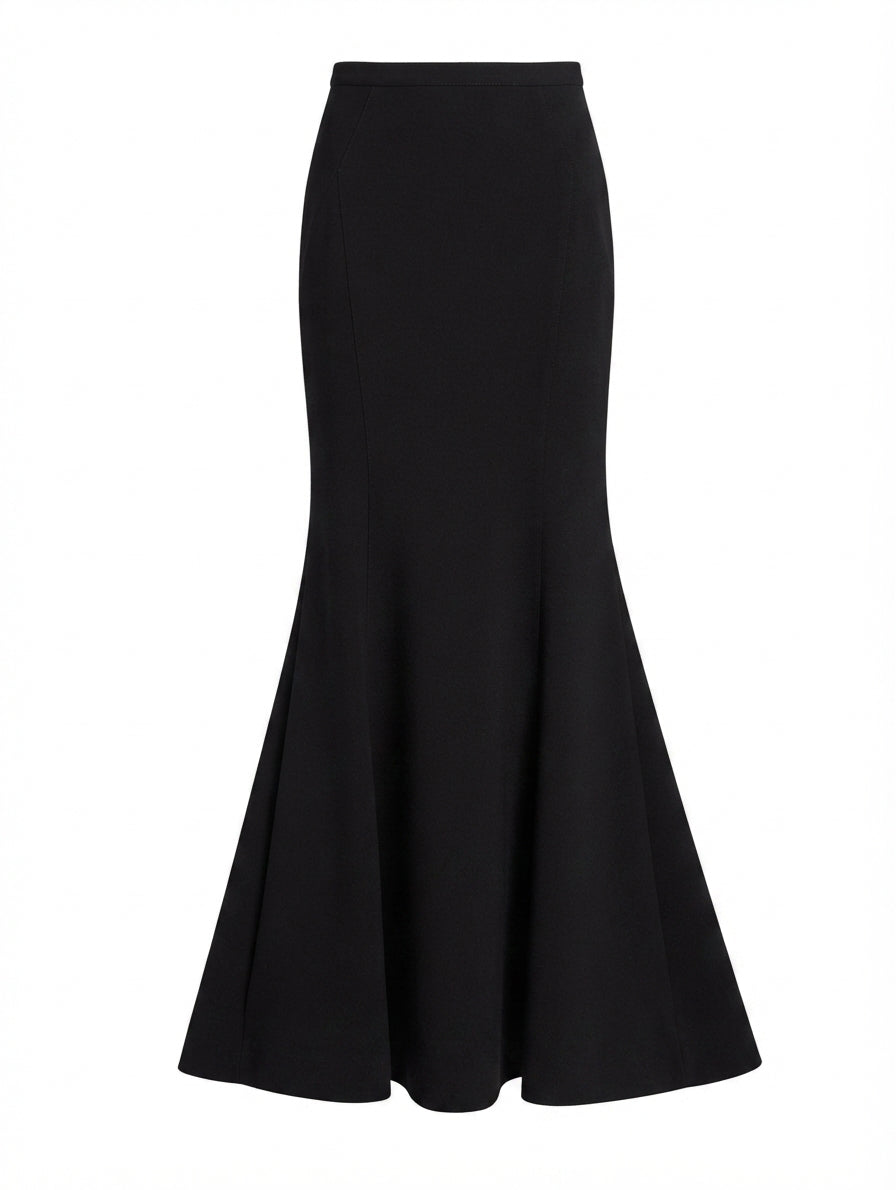 Rebecca Vallance Mermaid Maxi Skirt Black AU 8 - Image 1