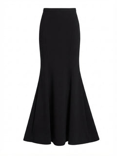 Rebecca Vallance Mermaid Maxi Skirt Black AU 8 - Image 1