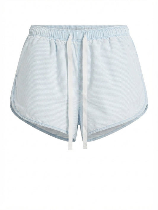 Assembly Label Striped Drawstring Shorts Women's Size 8 - Image 1