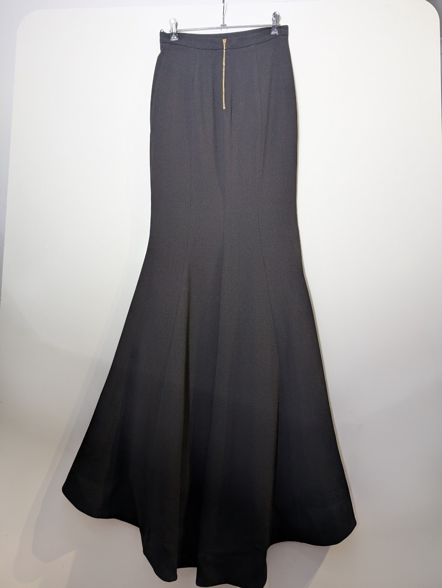 Rebecca Vallance Mermaid Maxi Skirt Black AU 8 - Image 3