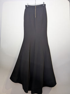 Rebecca Vallance Mermaid Maxi Skirt Black AU 8 - Image 3