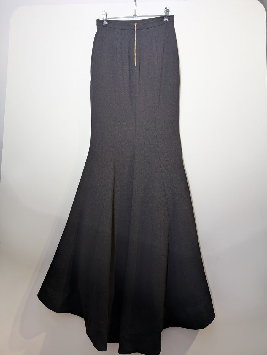 Rebecca Vallance Mermaid Maxi Skirt Black AU 8 - Image 3