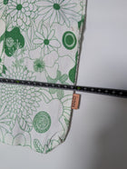 Kip&Co Linen Tote Bag Green Floral Print One Size - Image 6