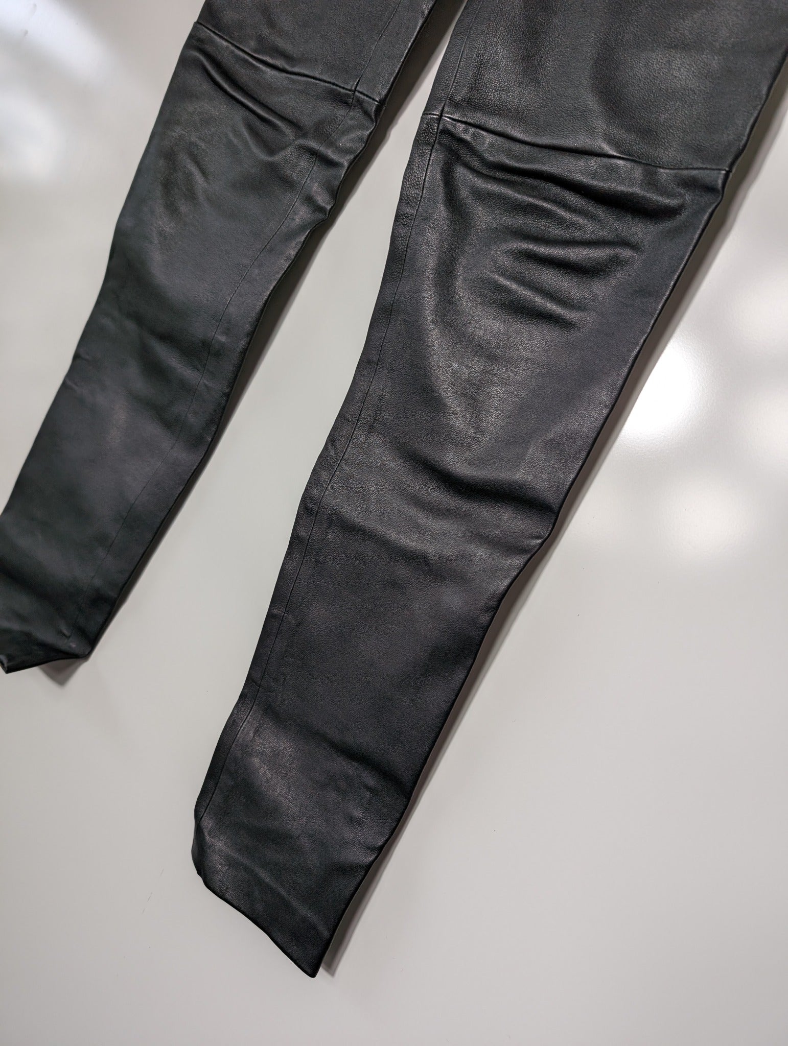 Saba Leather Trousers Black Women's Size 6 - Image 2