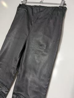 Saba Leather Trousers Black Women's Size 6 - Image 3
