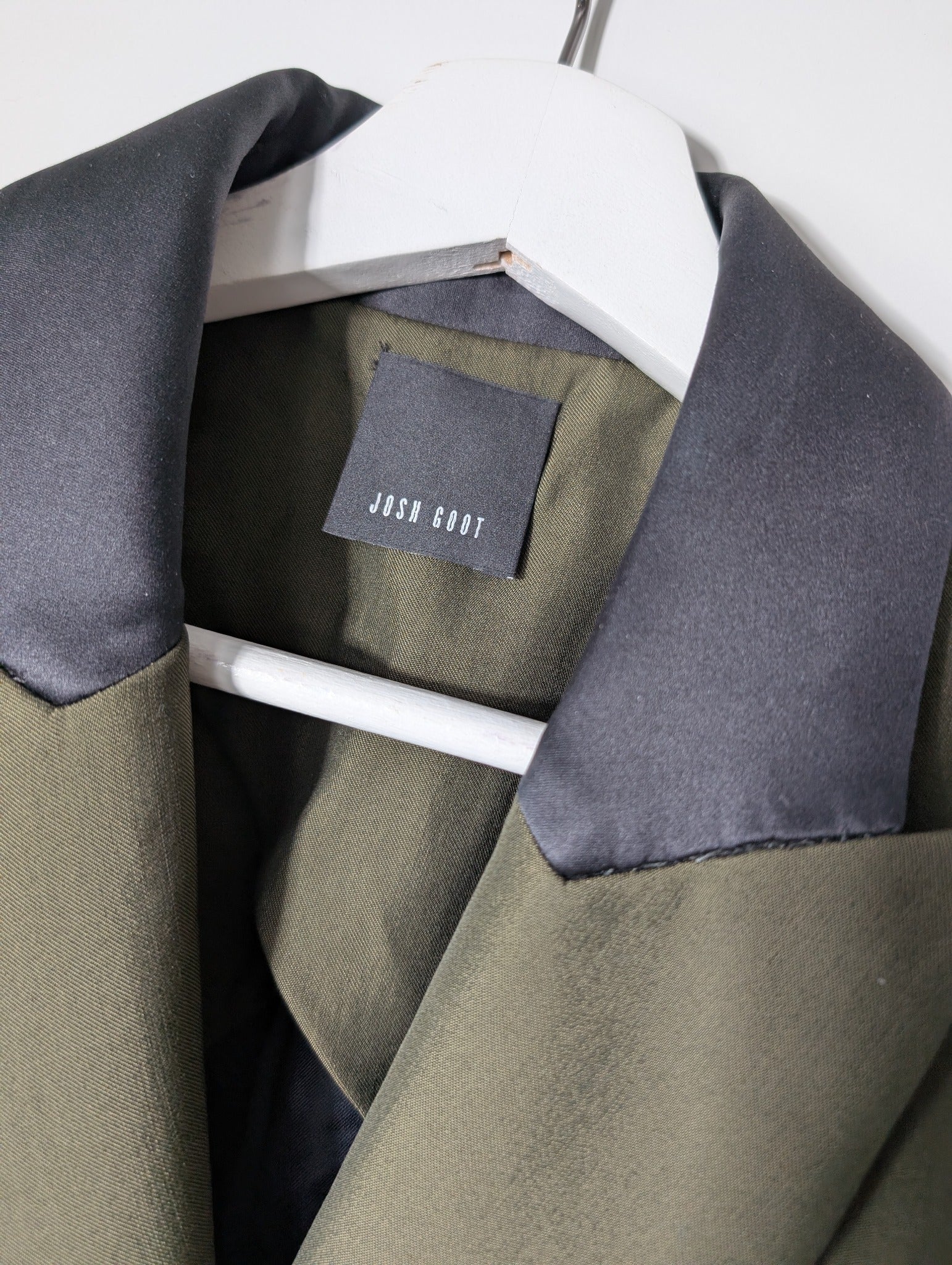 Josh Goot Double Breasted Coat Dress Olive Green Size S NWT - Image 4