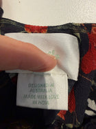 Camilla Silk Patchwork Mini Dress Vibrant Bohemian Print Size XS - Image 13