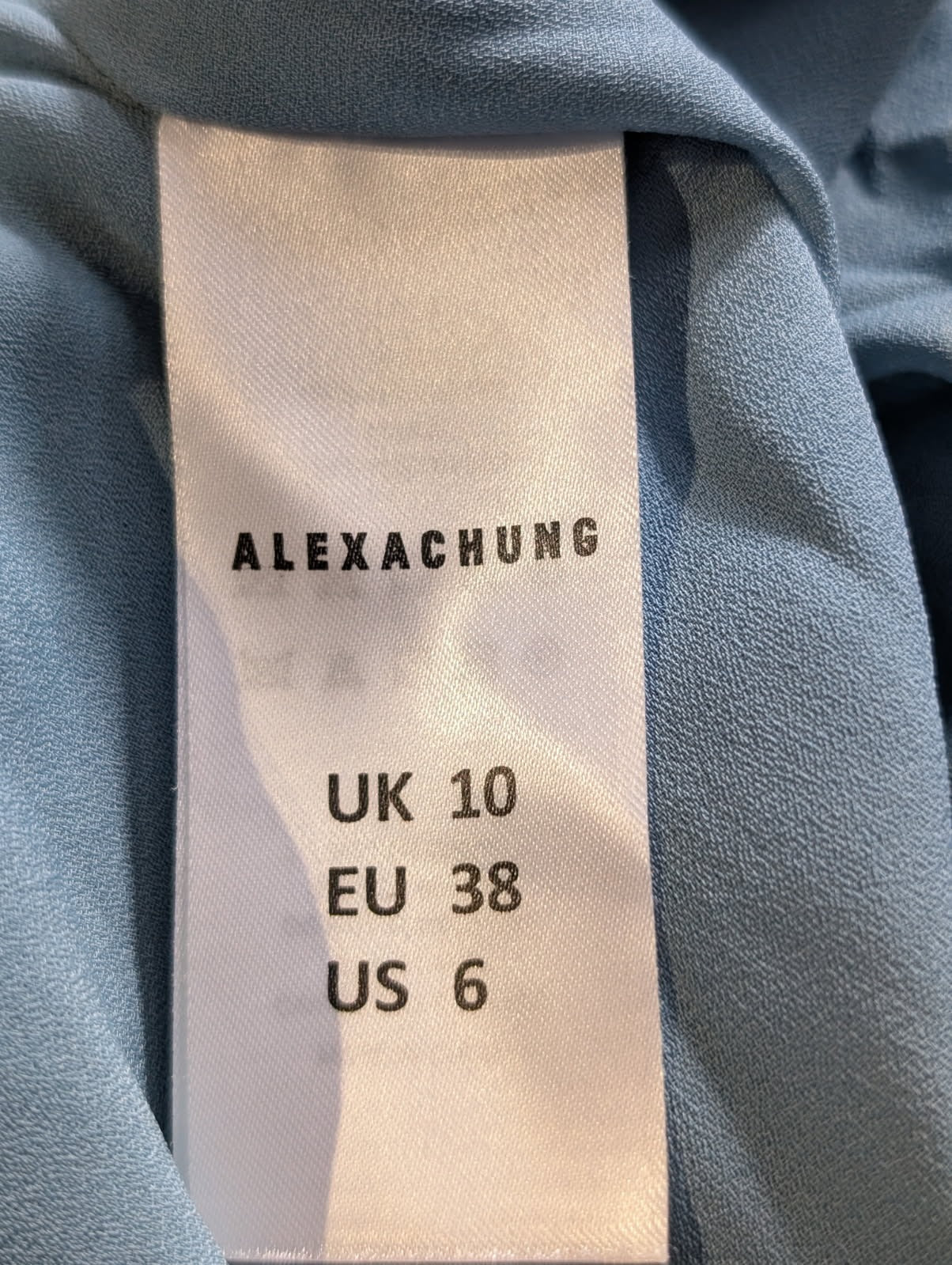 Alexachung Sequin Mini Dress Blue Square Neck UK 10 - Image 5