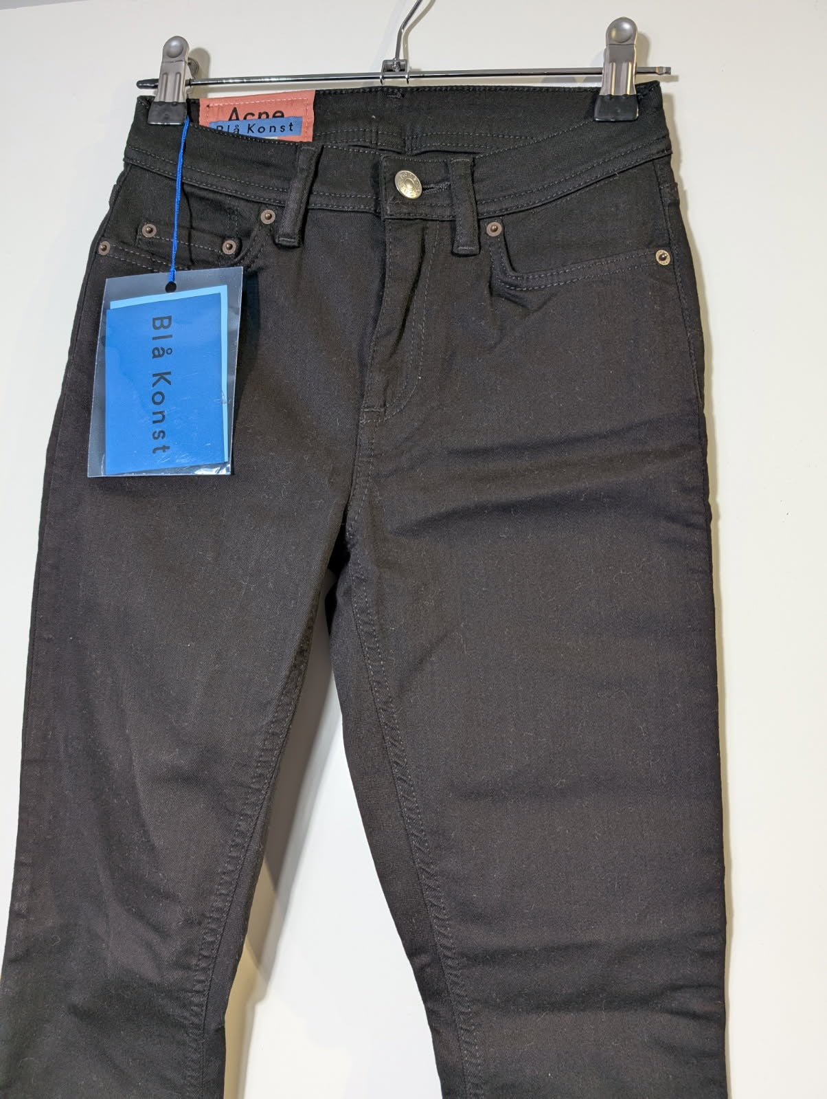 Acne Studios Blå Konst Climb Stay Black Denim Jeans Size 30D176-155 - Image 7