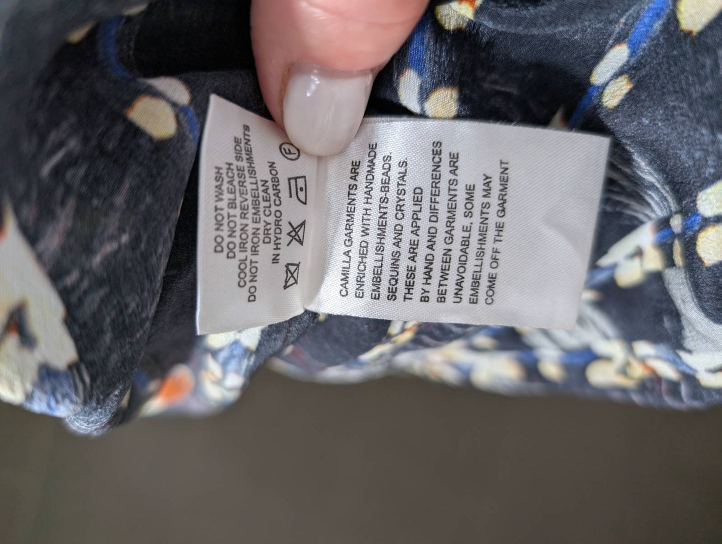 Camilla Parrot and Fruit Print Silk Maxi Dress with Crystal Embellishments - Image 6