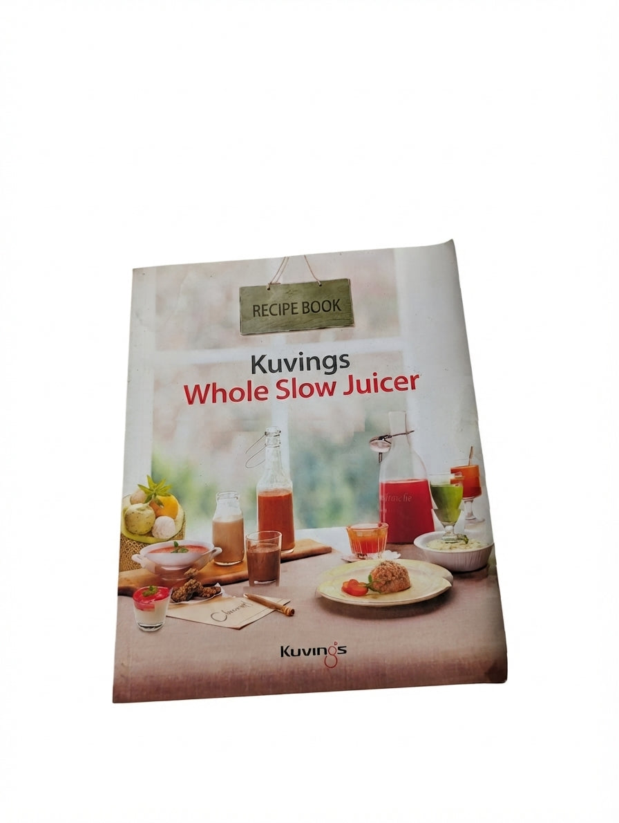 Kuvings Whole Slow Juicer Recipe Book Official Cookbook - Image 1