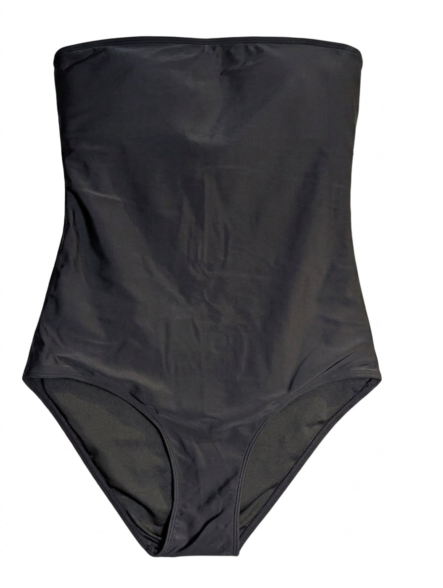 Mister Zimi Strapless One-Piece Swimsuit Black Size 14 - Image 1