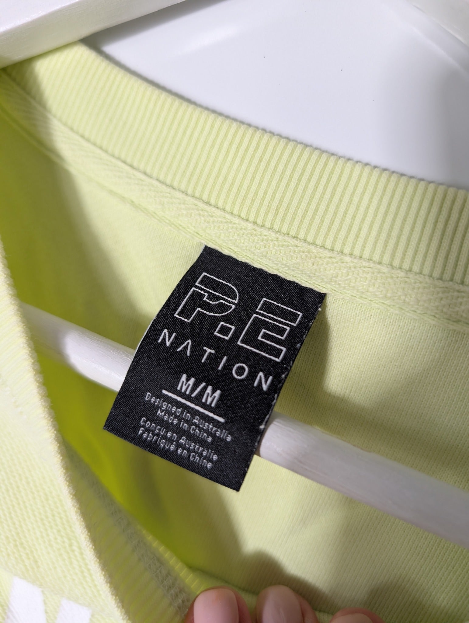 P.E Nation The Original Sport Sweatshirt Light Green Size M - Image 5