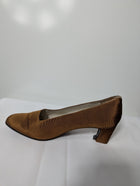 Robert Clergerie Vintage Grosgrain Ribbon Pumps Brown EU 36 - Image 5