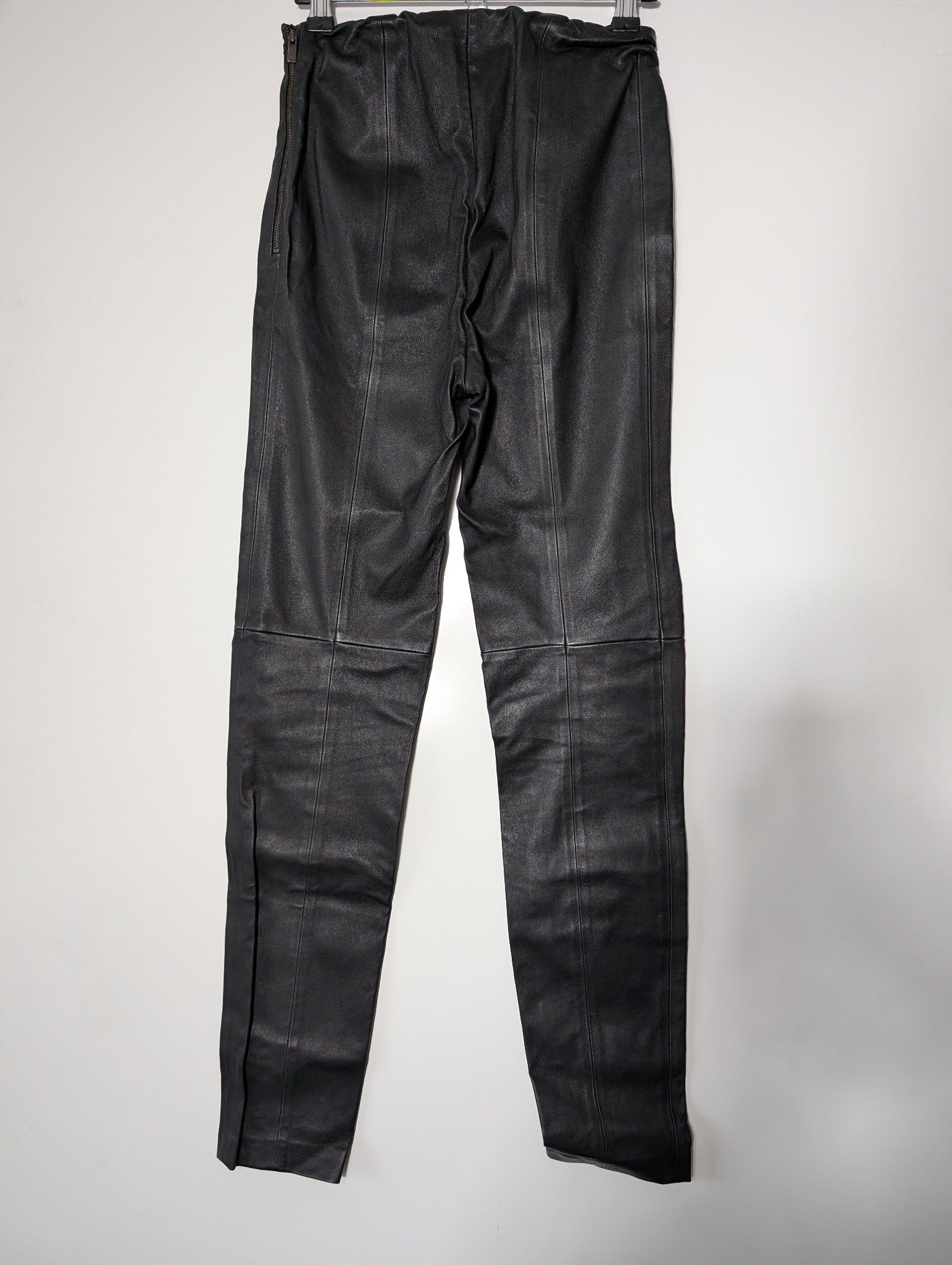 Saba Leather Trousers Black Women's Size 6 - Image 5
