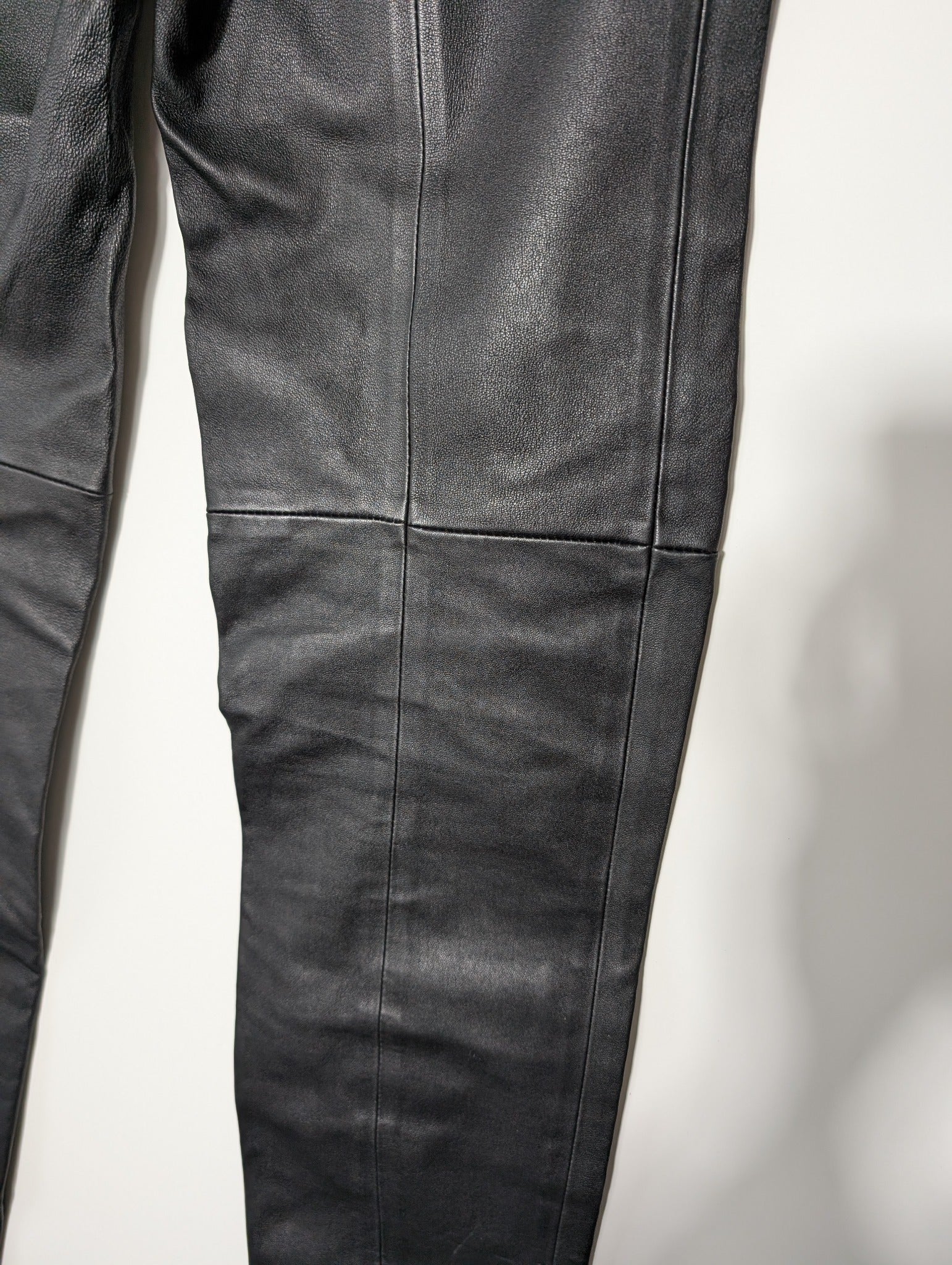 Saba Leather Trousers Black Women's Size 6 - Image 6
