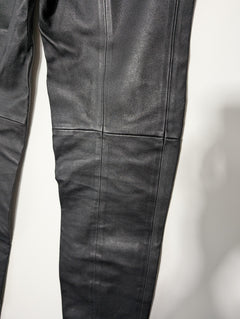 Saba Leather Trousers Black Women's Size 6 - Image 6