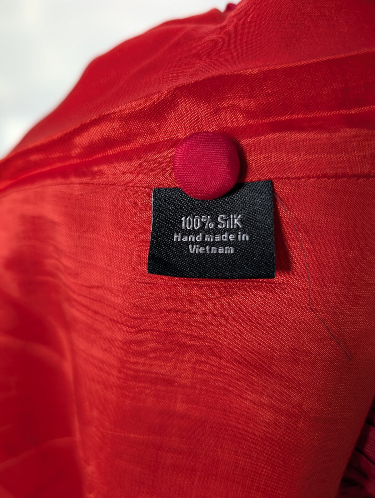 Sarissa Silk Ruffled Bolero Jacket Red XL - Image 6