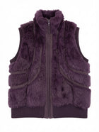 Florit's Faux Fur Puffer Vest Purple Size 50 - Image 1