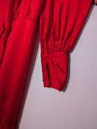 Zimmermann Silk Wrap Midi Dress Red Size 0P - Image 3