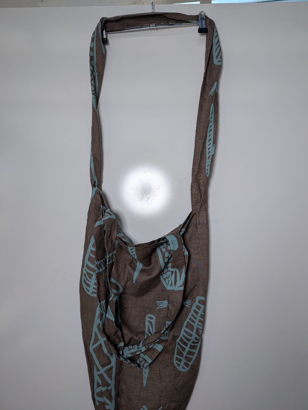 Sunkissed Casa Linen Tote Bag Abstract Print Brown - Image 7