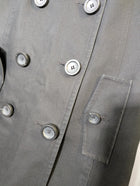 Country Road Double-Breasted Trench Coat Black Size S - Image 2