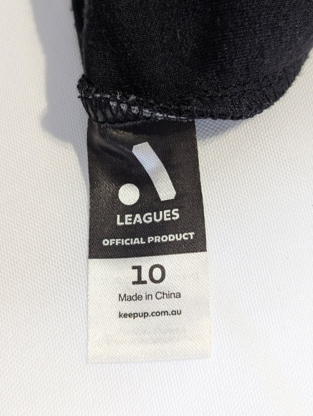 A-Leagues Official Track Jacket - Black & Blue Full Zip - Image 2