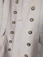 ZARA WOMAN Double-Breasted Trench Coat Beige Size M - Image 2