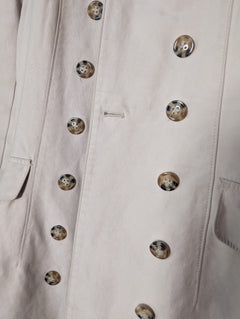 ZARA WOMAN Double-Breasted Trench Coat Beige Size M - Image 2