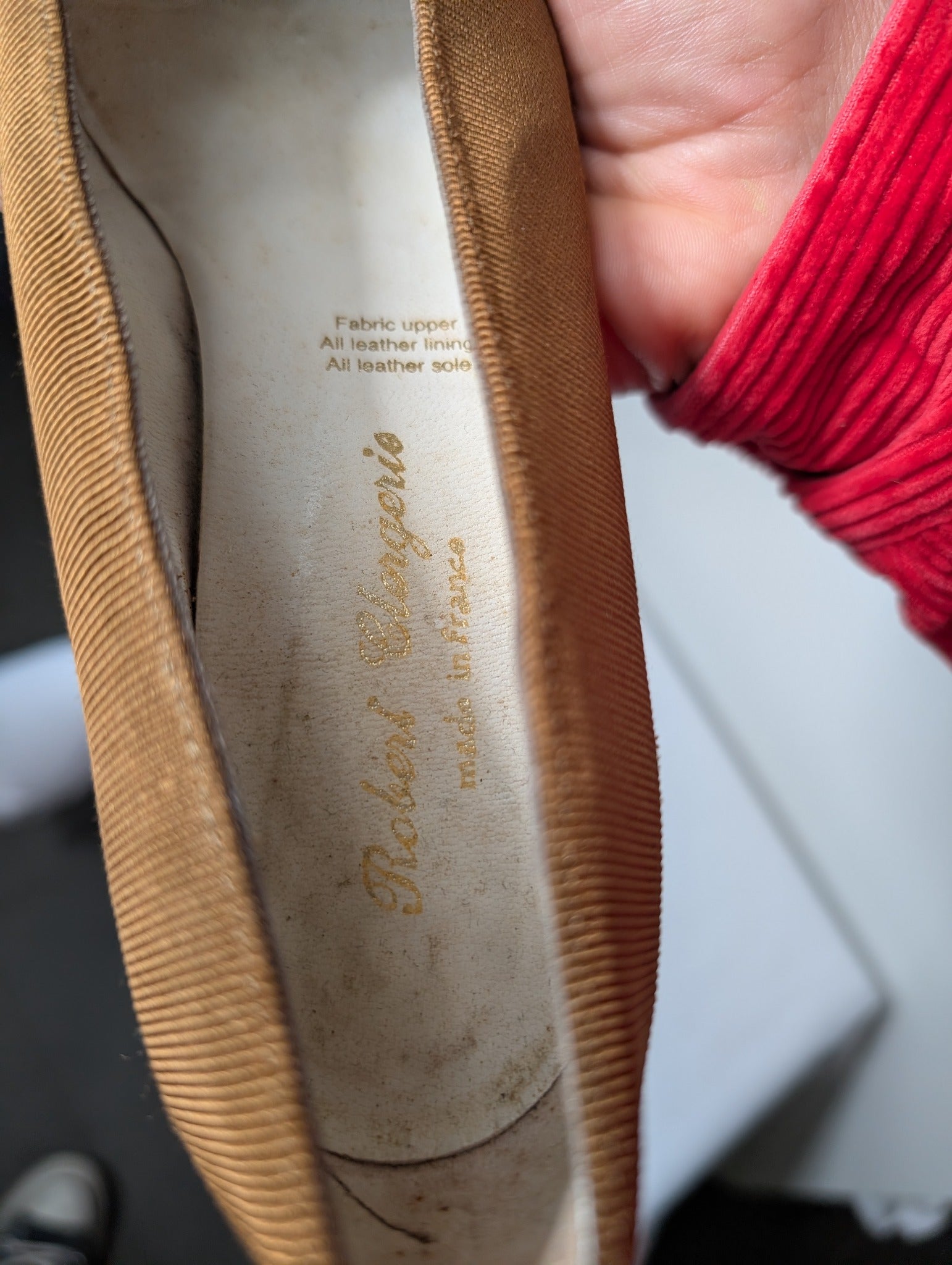 Robert Clergerie Vintage Grosgrain Ribbon Pumps Brown EU 36 - Image 6
