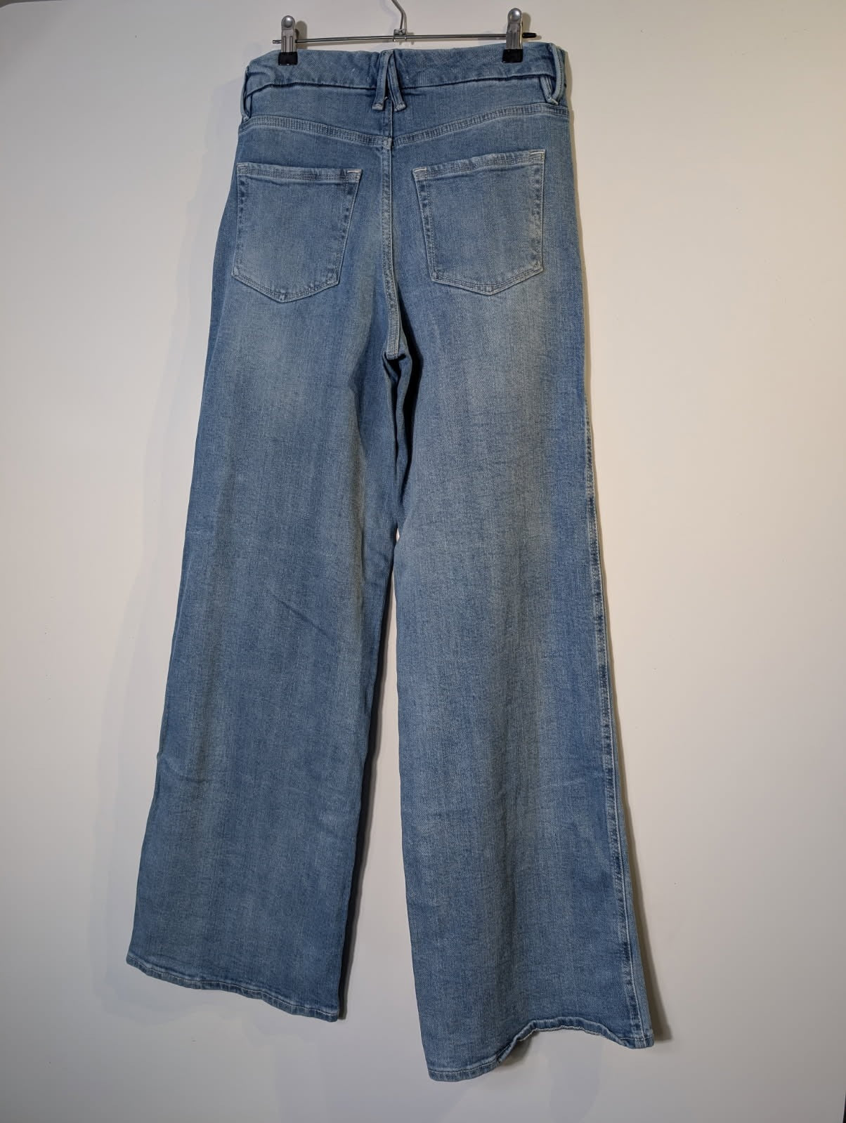 Good American Wide Leg Jeans Blue Denim Size 6 / 28 - Image 5