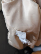 Loverich Collarless Blazer Beige Gold Button Detail Size 11 - Image 14