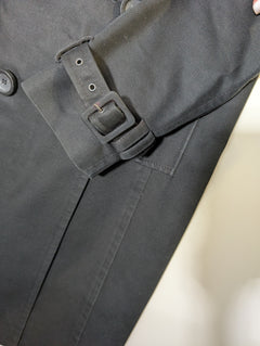 Country Road Double-Breasted Trench Coat Black Size S - Image 3
