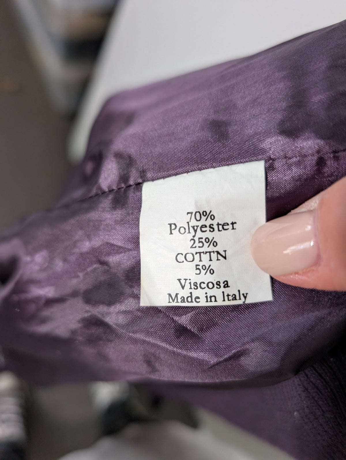 Florit's Faux Fur Puffer Vest Purple Size 50 - Image 7