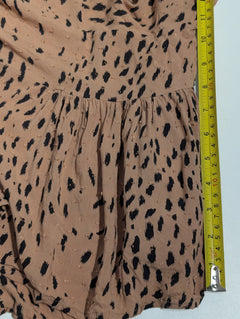 Auguste The Label Animal Print Tie Front Blouse AU 14 - Image 8