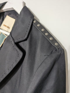 Diesel Studded Shoulder Blazer Black - Image 2