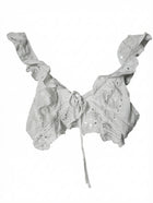Harper & Me Eyelet Lace Ruffle Crop Top White Size 10 - Image 1