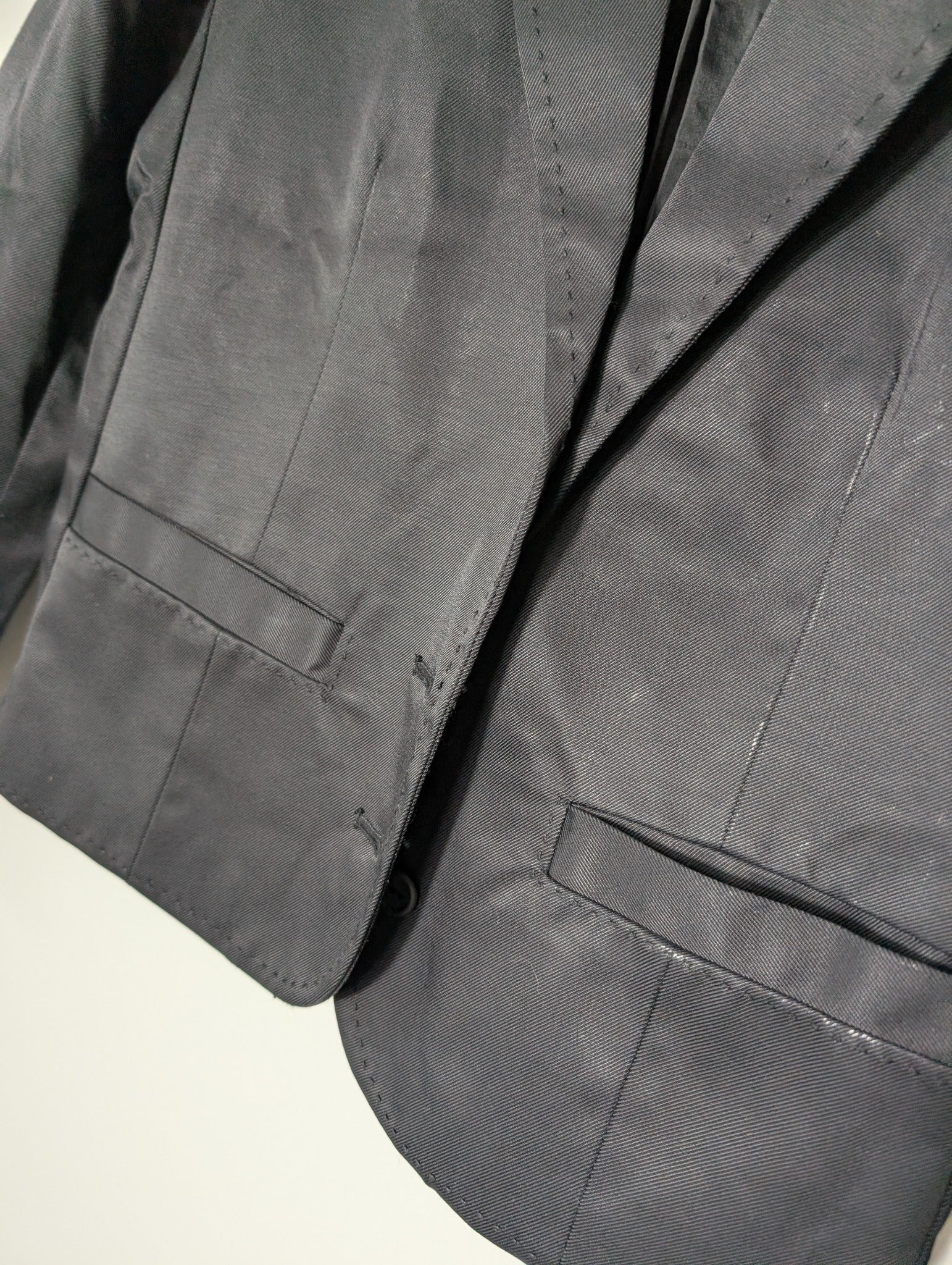 Diesel Studded Shoulder Blazer Black - Image 3