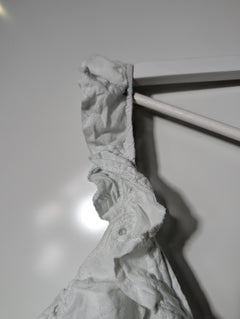 Harper & Me Eyelet Lace Ruffle Crop Top White Size 10 - Image 3