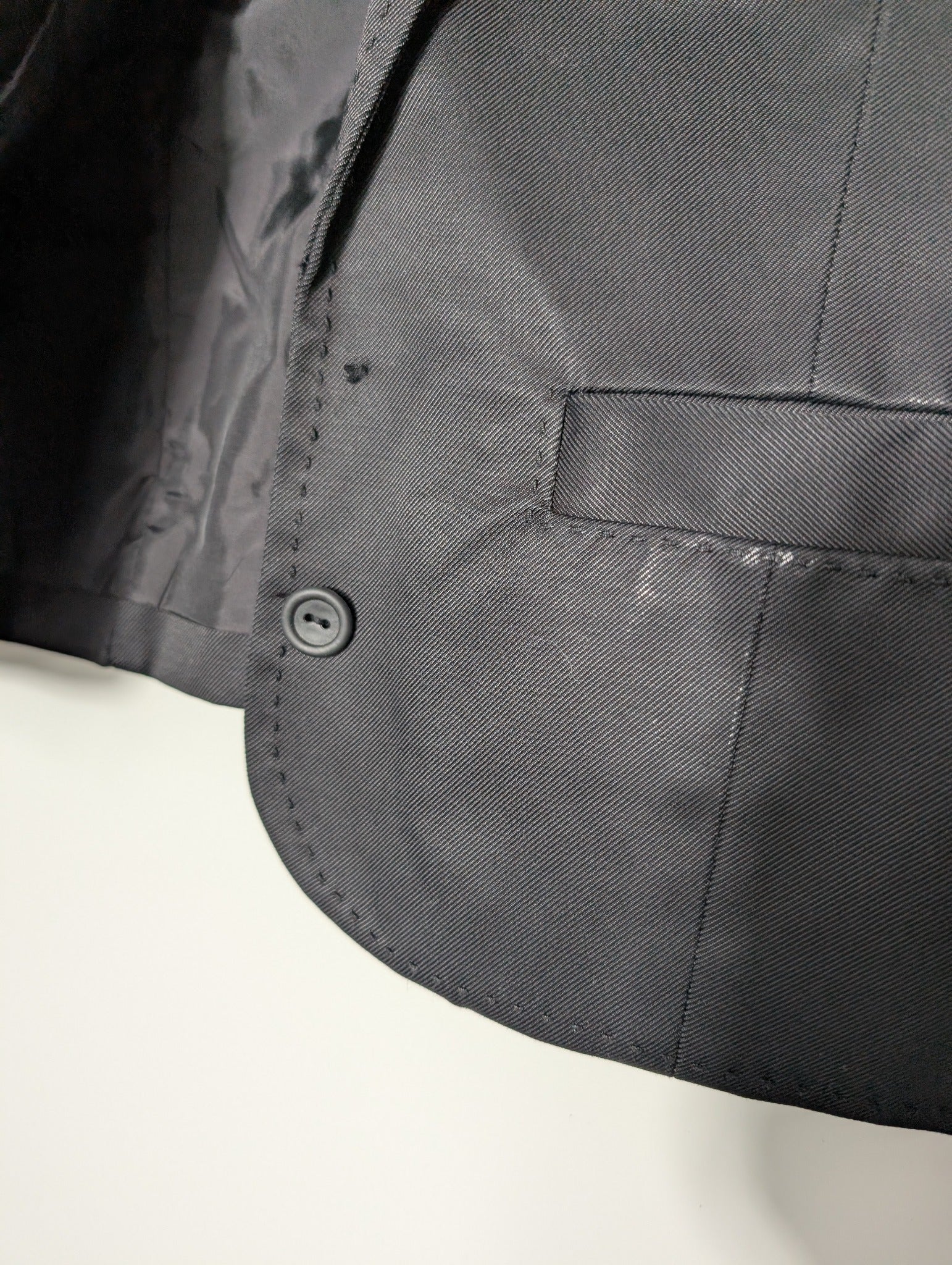 Diesel Studded Shoulder Blazer Black - Image 4