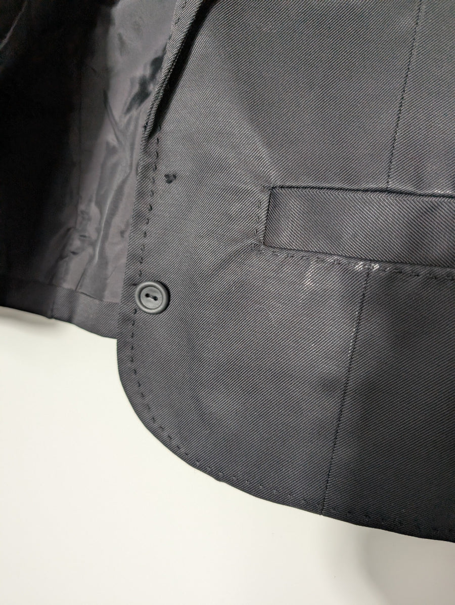 Diesel Studded Shoulder Blazer Black - Image 4