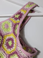 Zara Crochet Granny Square Tank Top - Girls 13-14 / Adult XS - Image 3