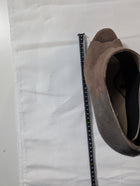 Nicholas Kirkwood Suede & Metallic Leather Peep-Toe Platform Booties Size 38.5 - Image 8