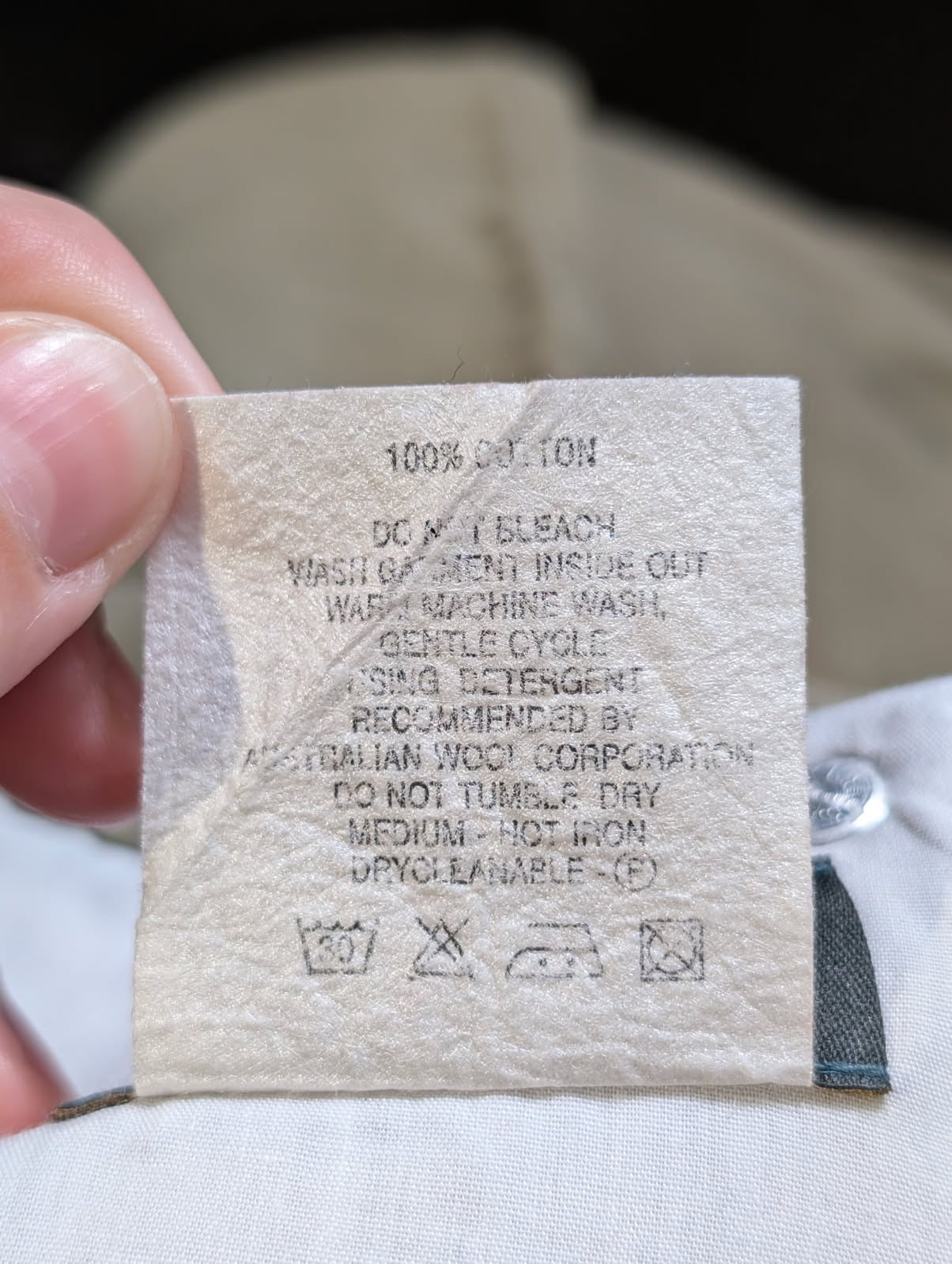 R.M. Williams Moleskin Jeans Beige Size 13 - Image 9