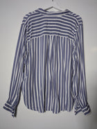 Rails Josephine Button-Down Shirt Blue and White Stripe XL - Image 5