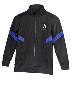 A-Leagues Official Track Jacket - Black & Blue Full Zip - Image 1