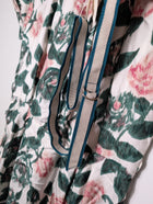 Lee Mathews Floral Print Silk Midi Dress Size 1 - Image 4